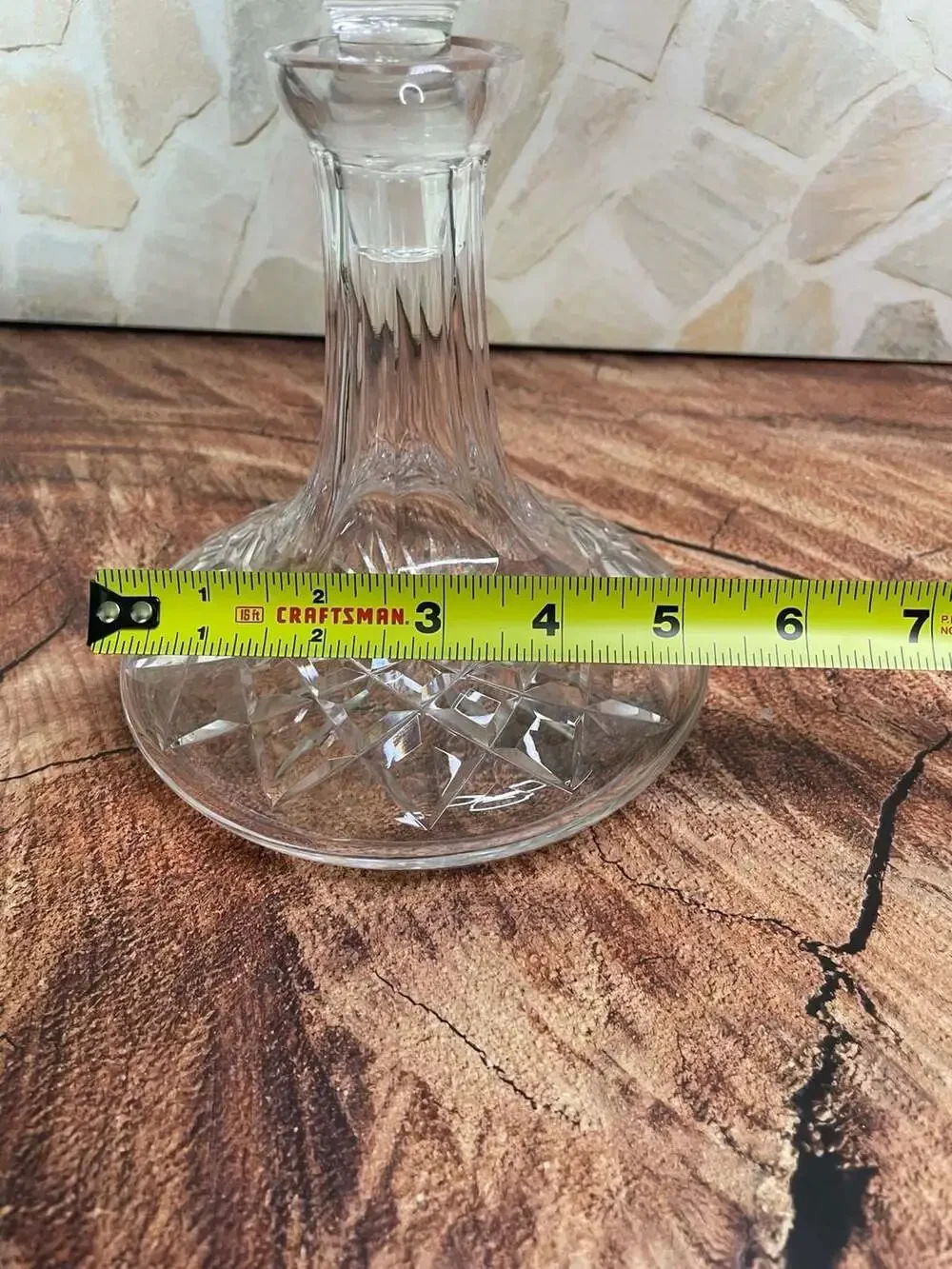 Waterford Crystal Ships Decanter ALANA Vintage Liquor Cordial Bottle